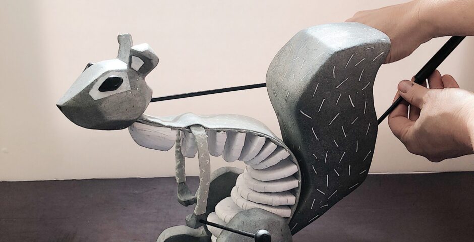 Anouk - Lockdown Tales puppet, Transported Art